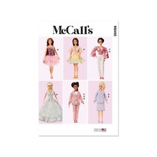 McCalls Schnittmuster M8495 - Puppenkleider - für 29cm Puppe