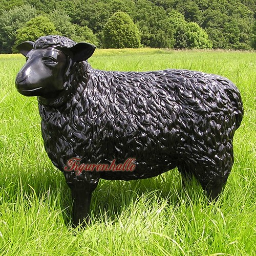 Schwarzes schaf figur - schwarzes,