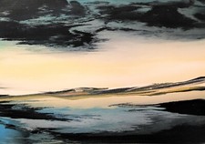 Abstrakte Landschaft Bild