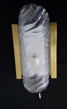 Vintage 70er/Eisglas/Fischer-Leuchten No. 70151/Wandlampe/Wandleuchte/Topzustand