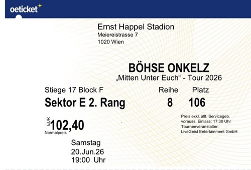 Böhse onkelz mitten - böhse,