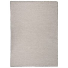 Outdoor-Teppich Flachgewebe 200x280 cm Taupe