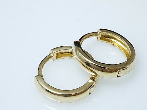 333 gold creolen scharnier - 333,
