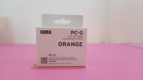 Korg clip orange guitar tuner - korg,