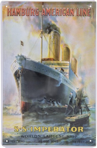Hamburg american line - hamburg, ss