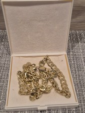 18 Karat Kette Herren vergoldet massiv