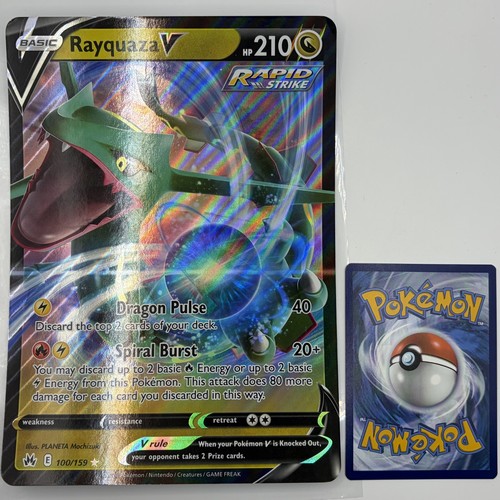 Pokemon tcg rayquaza 100 - tcg, v