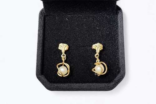 Vintage 14k gold perlen - vintage,