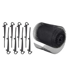 Dachrinnenschutz 12m Laubschutzgitter Regenrinne Gitter Rinnenschutz Laubfänger 