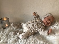 Babygarnitur Popkornmuster