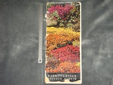 Karl Foerster VEB Bornimer Staudenkulturen 1961 Pflanzenkatalog Preisliste