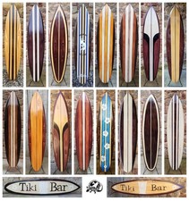 Deko Surfboard 160 cm aus Holz / B-Ware / Surfbrett Dekoboard Board surfen