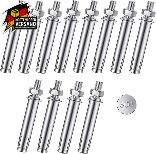 Ankerschrauben edelstahl x - m6,