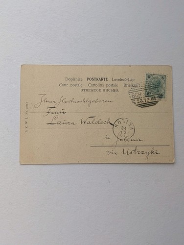österreich beleg karte urycz - karte,