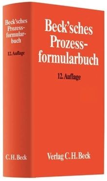 Becksches prozessformularbuch - becksches,