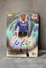 Horst Hrubesch Autograph /40 Hamburger SV Topps 60 Jahre Bundesliga Auto HSV
