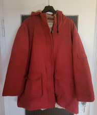 Winterjacke Damen Eddy Bauer, Daunen, rot, XXL mit Kapuze