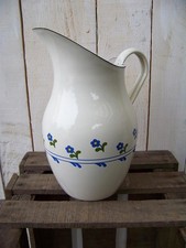 Emaille Krug Wasserkanne NEU