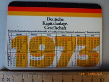 K146) Taschenkalender 1973, Deka Despa, Sparkasse, Frankfurt main