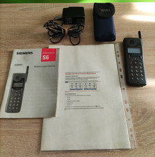 Siemens S6 Vintage Retro Handy - GSM Telefon mit Bedienungsanleitung