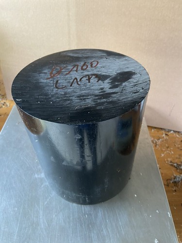 Pom schwarz 160mm l - pom, 173mm