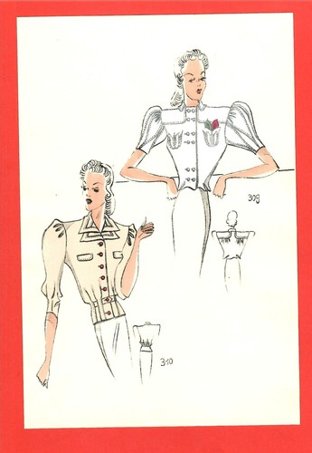 Mode zeichnungen wiener - 2, „wiener