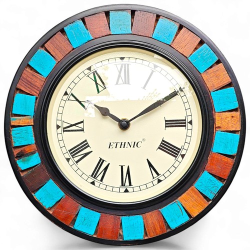 Handgefertigte holz wanduhr - holz, 10