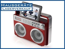 AudioSonic RD-1558 | Radio | 20 Sender | USB | MP3 | Bluetooth | Rot