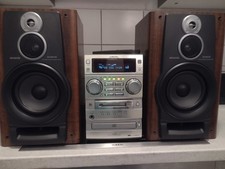 Aiwa HX-MD85 Anlage mit MiniDisc/CD/Autoreverse Kassette/Radio und Fernbedienung