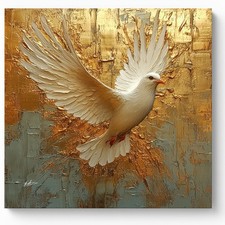 3D Optik Leinwandbild Weiße