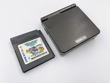 Game Boy Advance SP Konsole Onyx Schwarz GBA Getestet Region Frei Bitte Lesen