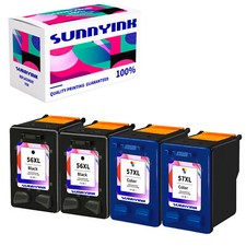 TINTE PATRONEN für HP 56 + 57 XL PSC 1315 1317 1350 2100 2105 2110 2115 2170 Set