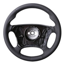 Mercedes Lenkrad W210 W208 CLK Daumenauflagen Neu Beziehen Naht schwarz 57217