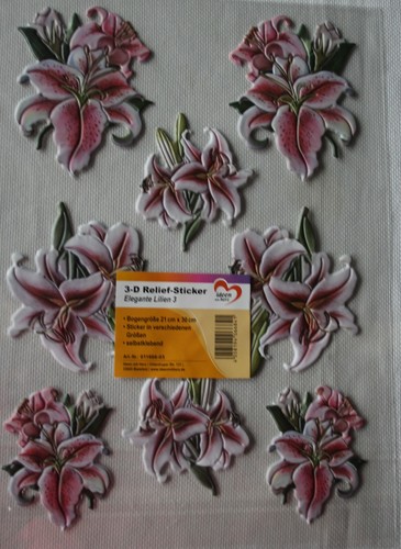 Relief sticker elegante - relief-sticker, "elegante