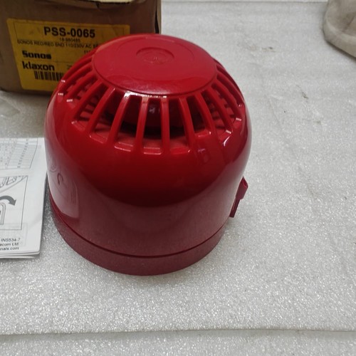 Klaxon red sounder pss 0065 - red, pss-0065