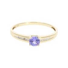 Tansanit Ring 585er Gold +