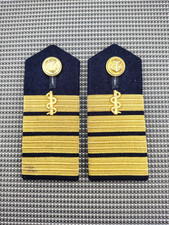 BUNDESWEHR BW SCHULTERKLAPPEN FLOTTENARZT + KNÖPFE FlArzt FLA DEUTSCHE MARINE