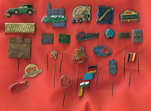 Anstecknadeln pins - x,