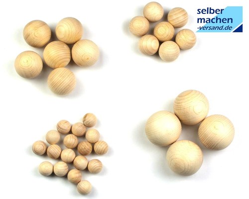 Holzkugeln aus massiver buche - holzkugeln,