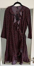 NEU | Vero Moda | HENNA DOT WRAP | Wickelkleid | XL | D‘blau Rot