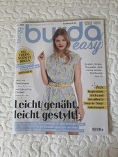 Burda Easy Zeitschrift HANDARBEIT  3/2021 Sommer Kleid Upcycling Leicht Genäht 
