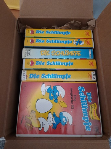 Die schlümpfe vhs konvolut - vhs,
