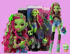 Mattel Monster High Venus McFlytrap-Puppe - Pflanzen Katze Chewlian + Zubehör