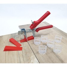 Fliesen Nivelliersystem 1800 Stk. - Set rot Verlegehilfe Fliesen Keile *3mm*