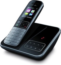Schnurlostelefon mit Anrufbeantworter Telekom Sinus A606 –Graphit – Neuwertig