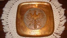 ADAC Teller Prunkteller Ehrenpreis des ADAC Nordrhein Kupfer