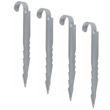 4Pcs Trampoline Stakes Metal