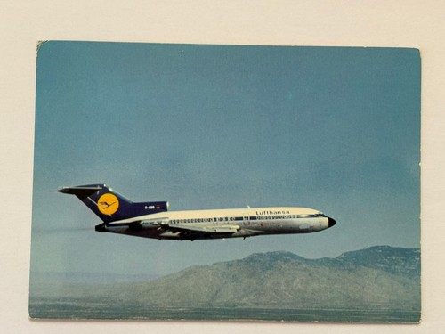Postkarte lufthansa flugzeug - postkarte,
