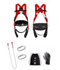 Industrie Kletter Set Baumpflege Dach Gerüst Steiger Fallschutz Gurt + Seil 1,5