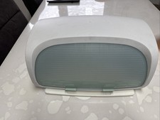 Tupperware Brotmax Brotbehälter Türkis Weiß Mit Schneidebrett